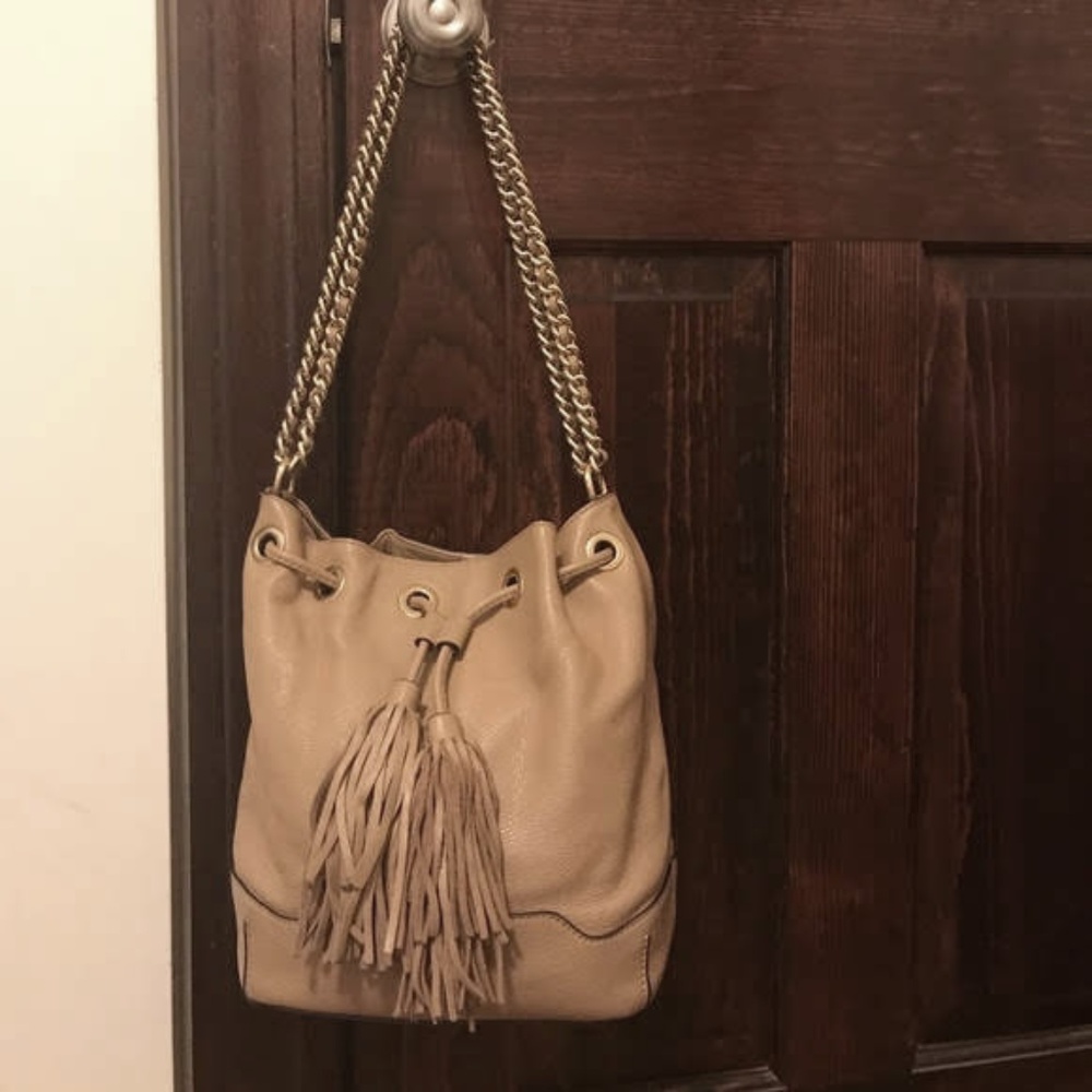 [Rebecca Minkoff] Latte Lexi Bucket Hobo Bag